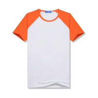 Customizable Raglan Sublimation Blank Custom Logo Tshirt