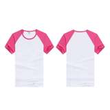 Customizable Raglan Sublimation Blank Custom Logo Tshirt