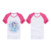 Customizable Raglan Sublimation Blank Custom Logo Tshirt