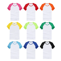 Customizable Raglan Sublimation Blank Custom Logo Tshirt