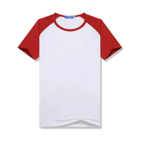 Customizable Raglan Sublimation Blank Custom Logo Tshirt