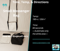 SMALL Messenger / Shoulder Bag SMALL  Sublimation Blank